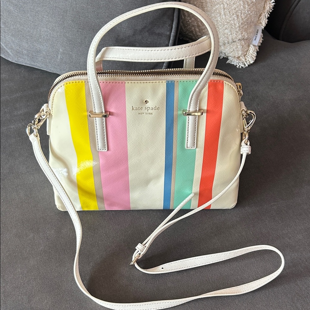 Kate Spade Colorful Striped Satchel